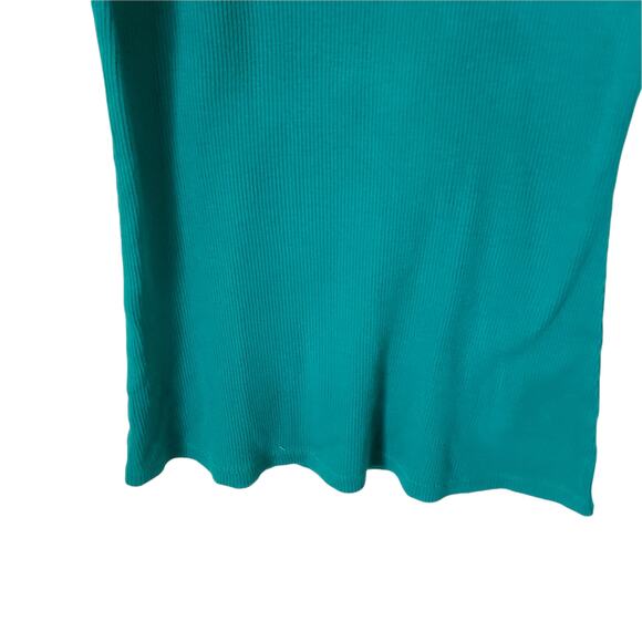 2 FOR $5 SALE Charlotte Russe Green Ribbed Top Size Small - Picture 3 of 7